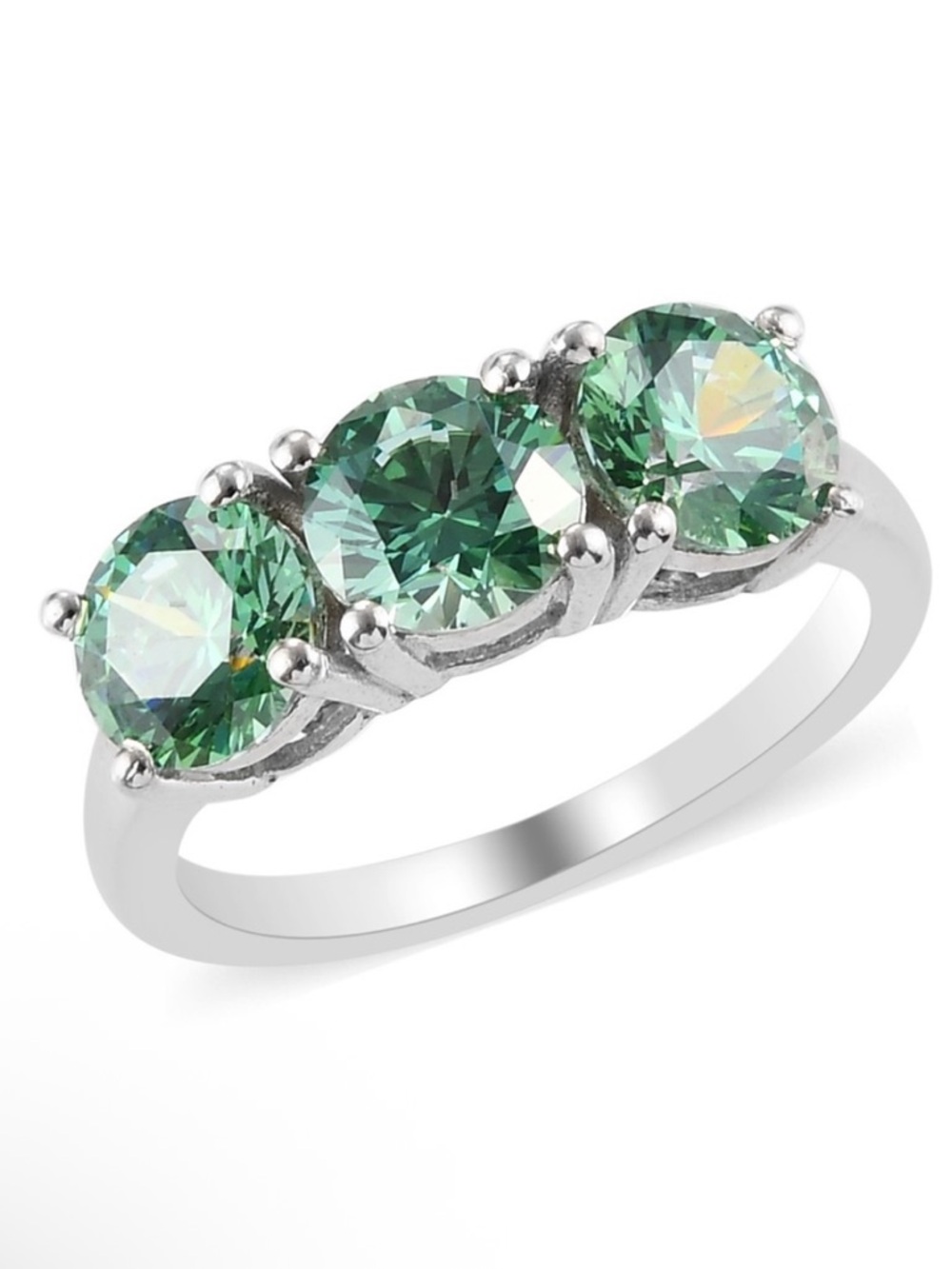SWAROVSKI Fancy Green Zirconia Ring